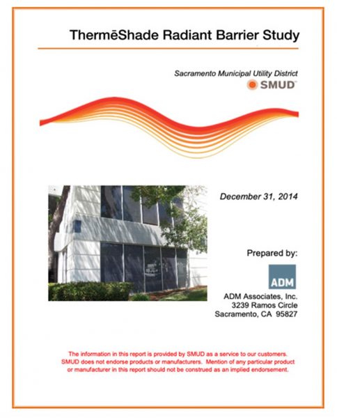 ThermeShade: Sacramento Municipal Utility District Study