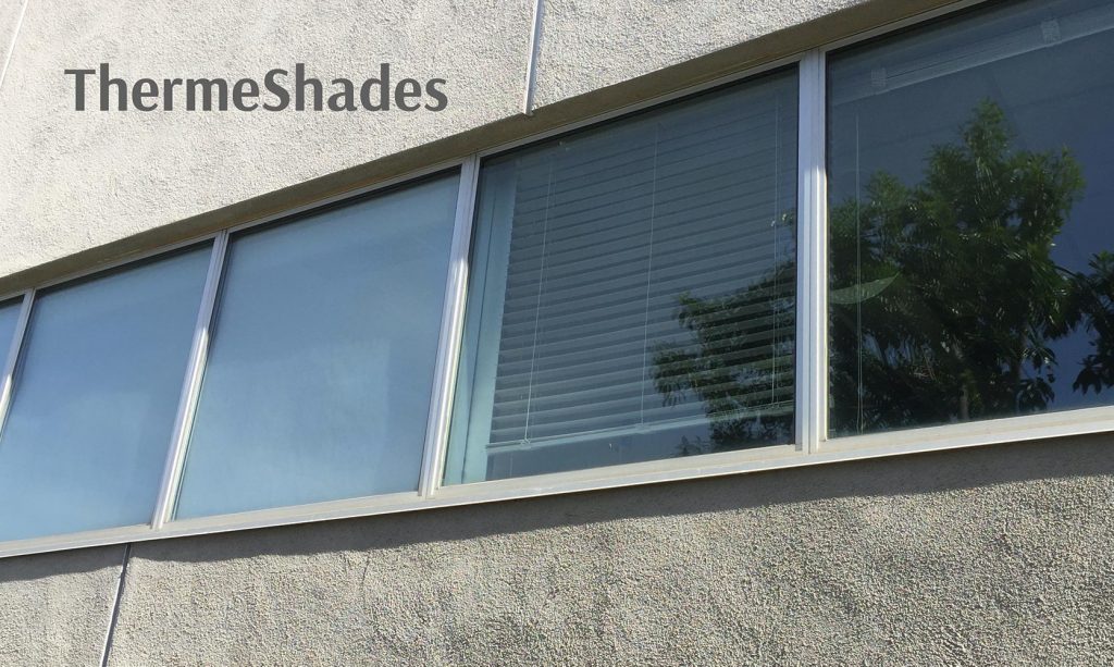 Zero Net Energy Project - ThermeShades vs blinds Exterior View